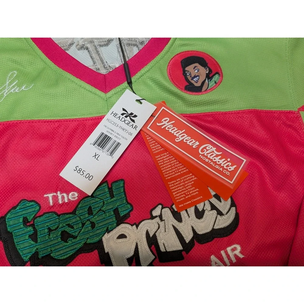 Headgear Classics Fresh Prince Bel-Air Jersey Long‎ Sleeve Shirt Youth XL